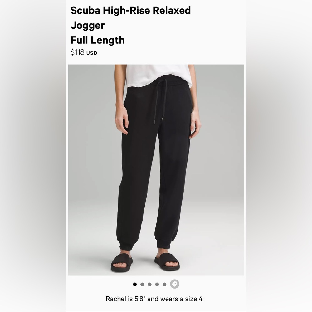 Lululemon Scuba High-Rise Relaxed Jogger, 4